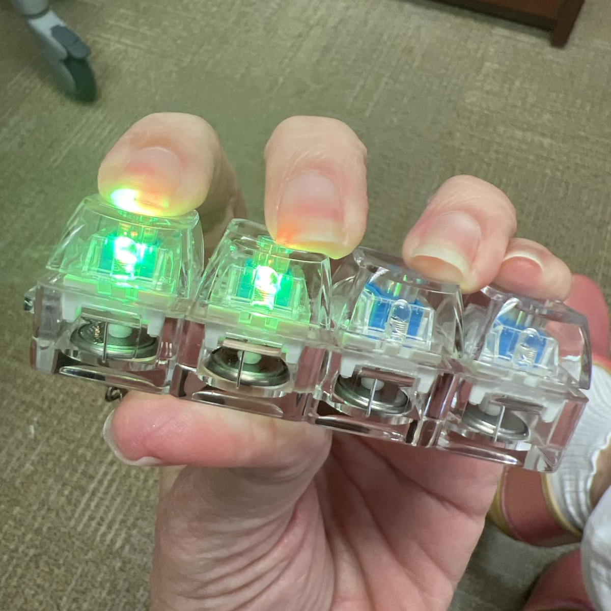 LED Stress Relief Keycap Fidget Toy - Classic