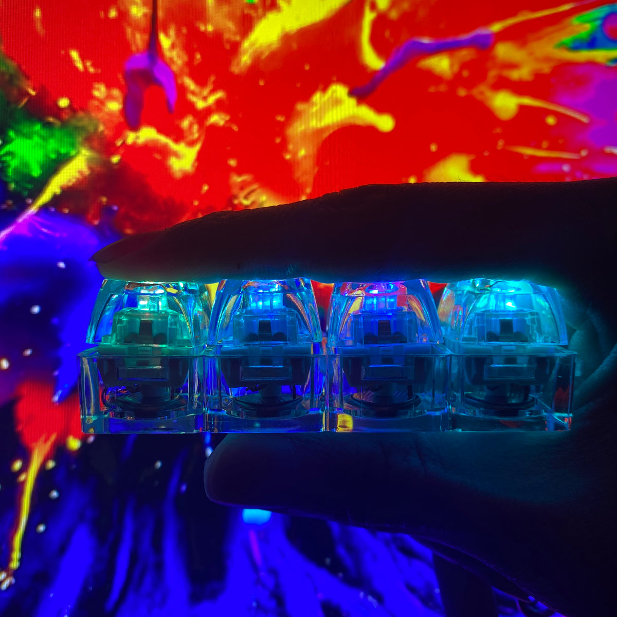 LED Stress Relief Keycap Fidget Toy - Classic