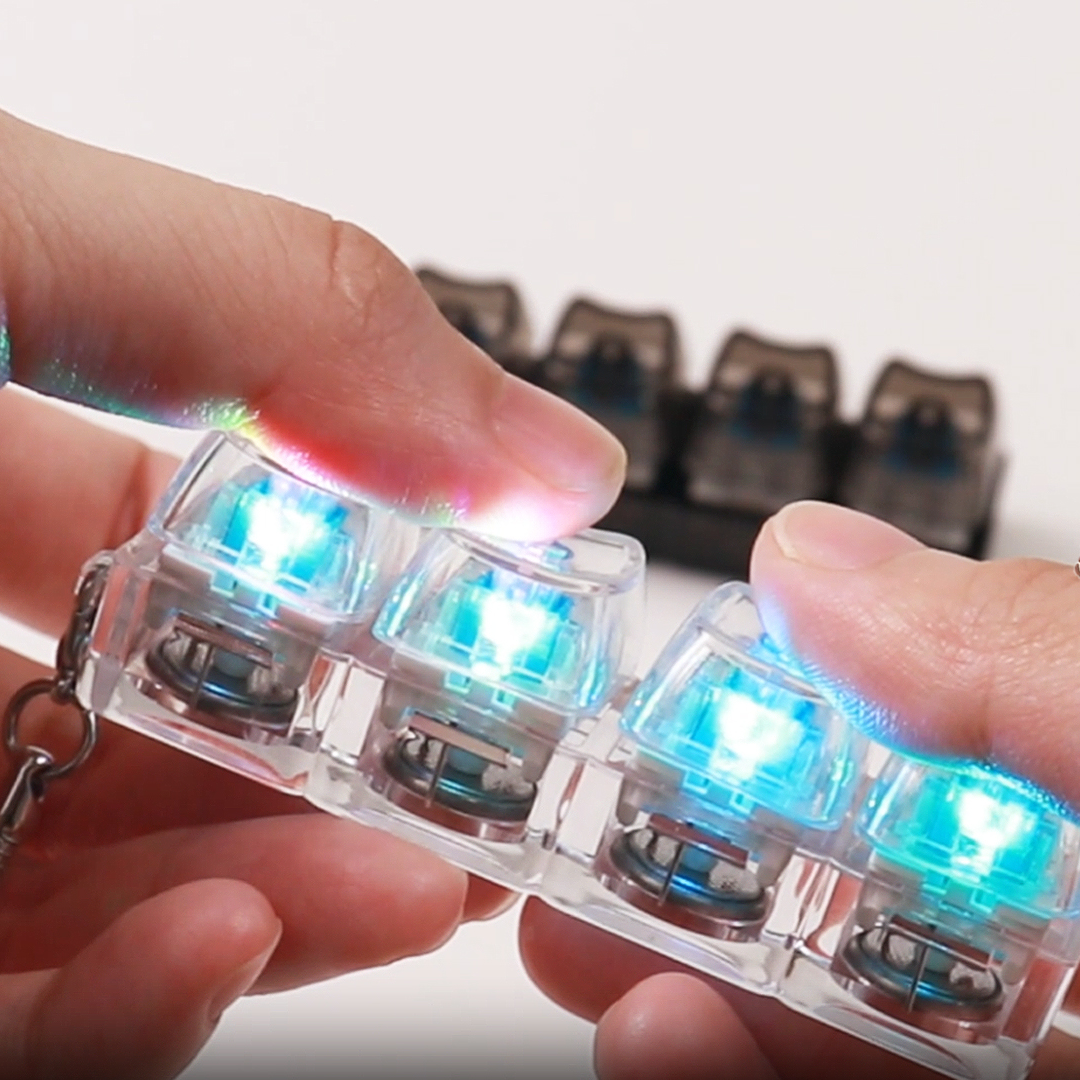 LED Stress Relief Keycap Fidget Toy - Classic