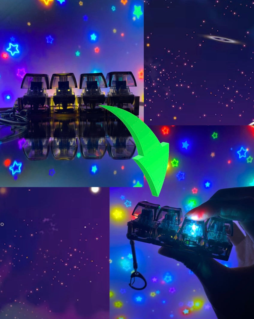 LED Stress Relief Keycap Fidget Toy - Classic