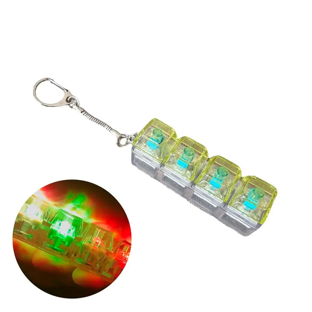 LED Stress Relief Keycap Fidget Toy - Rainbow